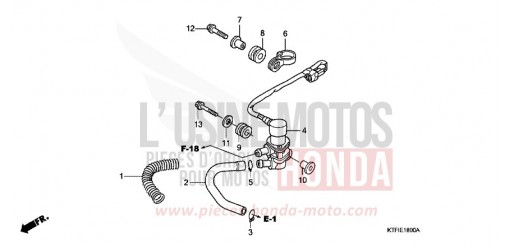 VALVE SOLENOIDE SH125RA de 2010